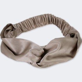Resim Beauty pillow %100 i̇pek saç bandı vizon renk 