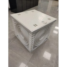 Resim Luxwares 70X70 Plastik Rögar Kutusu + Düz Kapak 