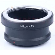 Resim Fujifilm X-Pro1- X-M1- X-E1- X-E2 için Nikon Lens Adaptörü 