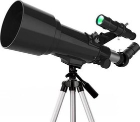 Resim 400 x 70 Mm Açıklıklı Refrakter Teleskoplar 15x - 150x Telefon Adaptörlü Reflex 