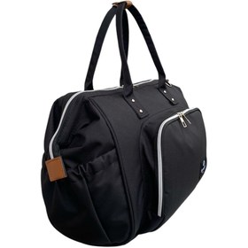 Resim bb beautiful bag Omuz Askılı Anne Bebek Bakım Kol Çantası Gümüş Fermuarlı 