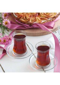 Resim Lavv Duru 6'lı Çay Bardağı - 155 Ml Renkli 