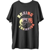 Resim Top Glory Boxingw Baskılı Penye Boks Sporcu T-Shirt 