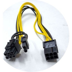 Resim 6 Pim To 6+2 8 Pim Pcıe Ekran Kartı Power Güç Kablosu 30 Cm 