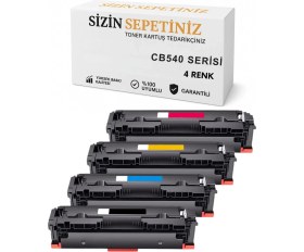 Resim Sizinsepetiniz Color Laserjet CM1312 CP1215 CP1515 Serisi CB540A CB541A CB542A CB543A 