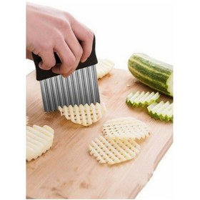 Resim Chips Chopper Şekilli Sebze ve Meyve Dilimleyici Patates Soyucu Çok Renkli 