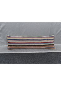 Resim Zehra Abla Halı Yeni El Dokuma Dekoratif Lumbar Kilim Kırlent Yastık Kılıfı 6219 