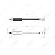 Resim SVAC 50-165 Fren Hortumu Arka Viano W639 03- Vito W639 03- 