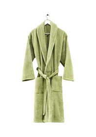 Resim Menderes Home Cotton Collection Bukle Xlarge Bornoz Düz Yeşil 