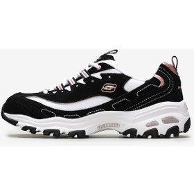 Resim Skechers D'Lites - Devoted Fan Kadın Siyah Sneakers 13154 Bkrg Siyah 