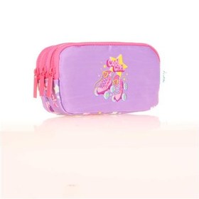 Resim Kaukko Kalem Çantası Kıds 3 Bölmeli Sweet Skate L8199 