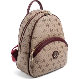 Resim Silver Polo Unisex Sırt Çanta 945 Bej - Kırmızı 