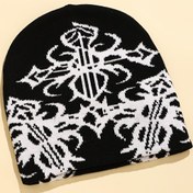 Resim En Son 2025 Hafif Y2K Örgü Jakar Beanie, Unisex, Açık Hava Sporları, Kayak ve Kamp için Uygun. Yeni Yıl Hediyeleri, Ev Yıkama Hediyeleri ve Doğum Günü Şokları için Mükemmel. 