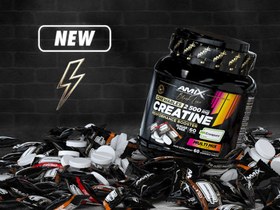 Resim Amix Black Line Creatine Creapure 2500mg 60 Chewable Tabs Zero Sugar 