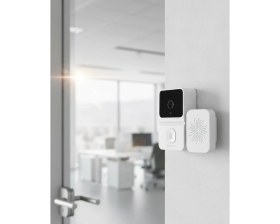 Resim Kanonik Education Akıllı Ev Uyumlu Kapı Zili 800MAH Bataryalı Gece Görüşlü 