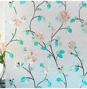 Resim Ulzyvf 60x157.4 Cm Hibiscus Desenli Güneşten Koruma Cam Filmi, Pencere Dekorasyon Çıkartması, Gizlilik Ve Işık Engelleyici 23.6-400 İnç 