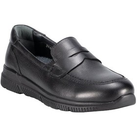 Resim Forelli Gola-g Kadın Siyah 36-41 Deri Comfort Ayakkabı 