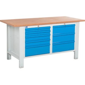 Resim Star Çelik Atölye Çalışma Tezgahı (1600X720X830-930 Mm) 