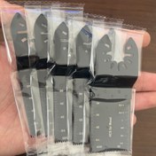 Resim [5 Adet Yüksek Kaliteli Çok İşlevli Salınımlı Alet Testere Bıçakları] 5 Paket AIFICUT Yüksek Kaliteli Çok İşlevli Salınımlı Alet Testere Bıçakları Ahşap ve Metal İçin, Metal Malzeme, Güç Kaynağı Gerekmez, Pilsiz 