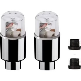 Resim Microcase LED Işıklı Hareket Sensörlü Bisiklet Araba Motor Sibop Kapağı Lambası 2'li AL4508 