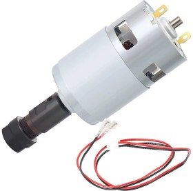 Resim Forge Jungle ER11 Pensli ve Bağlantı Hatlı 775 Iş Mili Motoru, 24V 20000 R/min, Cnc 3018 Serisi Oyma Makinesine Uygun (Yurt Dışından) 