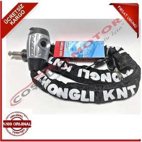 Resim Bisiklet Motorsiklet 6 x 120 Cm Zincir Kilit Zhongli Anahtarlı N11.3326 