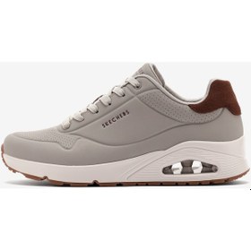 Resim Skechers Uno - Suited On Air Erkek Bej Sneakers 183004 Nat Bej 