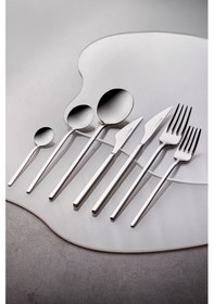 Resim Karaca Premium Fortuna Platin 12 Kişilik 84 Parça Çatal Kaşık Bıçak Takımı 