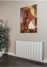 Resim Warma Selanik Yatay Alüminyum Radyatör 1040x600 Pütürlü Antrasit 7946 