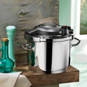 Resim Aryıldız Touch Cook Düdüklü Tencere - Gri / Siyah - 6 lt 