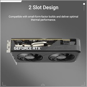 Resim ASUS DUAL-RTX5050-O8G-NVIDIA-GEFORCE-RTX 5050-8GB GDDR6-128bit-2677MHz-HDMI-3xDP-DLSS4 EKRAN KARTI 