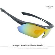 Resim Fastbuy Outdoor Spor Güneş Gözlüğü Bisiklet Koşu Polarizli Rüzgar Engelici Siyah Siyah 