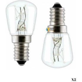 Resim Eurostar Ankastre Davlumbaz Buzdolabı Fırın 15 Watt Mini Halojen Ampül 2 Adet 