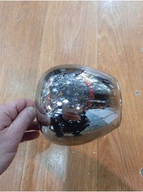 Resim ADA AVİZE Füme Rengi Oval Fanus Avize Camı E27 (orta Çap 13 Cm,boyu 12,5 Cm) 