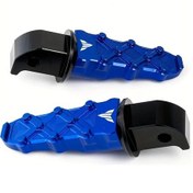 Resim Gateesat Yamaha Mt07 Mt09 Mt10 Mt03 Mt25 Tracer 7 9 Gt Cnc Alüminyum Ayarlanabilir Mavi Yolcu Ayaklıkları 