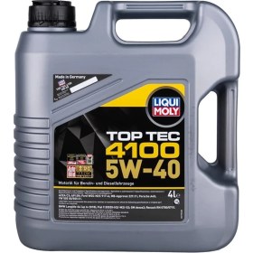 Resim Liqui Moly 5W/40 2195 Top Tec 4100 4 lt Dizel ve Benzinli Motorlar İçin Yüksek Performans Yağı 