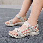 Resim Kızlar İçin Trendy Rahat Açık Burunlu Sandalet, Kapalı Açık Hava Etkinlikleri İçin Nefes Alabilir Kaymaz Spor Sandalet, İlkbahar Ve Sonbahar 