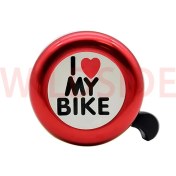 Resim Yunjin Shop Kırmızı Stil Bisiklet Alüminyum Mini Bells Uyarı Güvenlik Yüksek Sesli Alarm Sevimli Desen Çan Çocuk Bisikleti Parçaları (Yurt Dışından) 