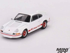 Resim 1/64 Porsche 911 RS 2.7 Grand Prix White with Red Livery MGT00612 