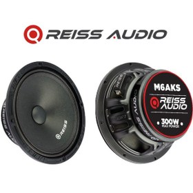 Resim Reiss Audio RS-M6AKS Çifti 600WAT-240W Rms Deprem Serisi 16 cm Oto Midrange Hoparlör Metal Kapaklı 