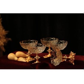 Resim Paşabahçe 6lı Estrella Ayaklı Kase Sunumluk Gold 