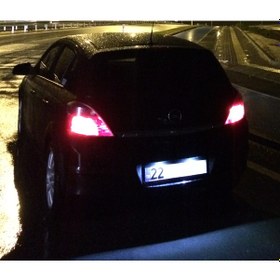 Resim Femex Opel Astra H Plaka Aydınlatma Seti Led Ampul Beyaz Femex T10 