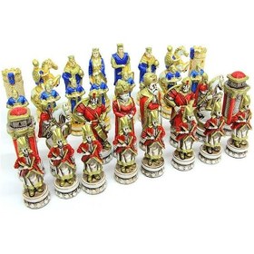 Resim Satranç Taşı Polyester Büyükboy Osmanlı Haçlı Dekoratif Hediyelik - 