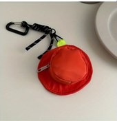 Resim Elmpaly 1 Adet Kadın Leopar Desenli Kumaş Kumbara Çanta - Anahtar Makyaj Aksesuar Turuncu 