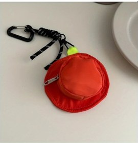 Resim Elmpaly 1 Adet Kadın Leopar Desenli Kumaş Kumbara Çanta - Anahtar Makyaj Aksesuar Turuncu 