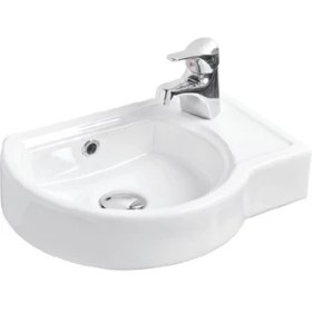 Resim Güral Puzzle Lavabo Sağ Delikli - Beyaz 30X43 cm 
