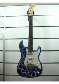 Resim Masterwork Desenli Model Strat Kasa Elektro Gitar-Kılıf 