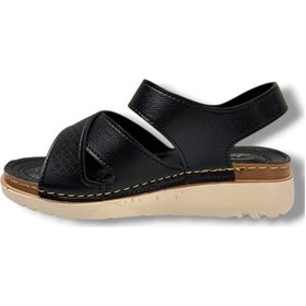 Resim Perla 3503-26 Cilt Ultra Soft Anatomik Kadın Sandalet Siyah 
