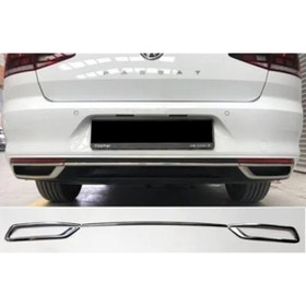 Resim AKTİF OTO KROM Vw Passat B8,5 Difüzör Set Krom 3 Prç. 2019 + 