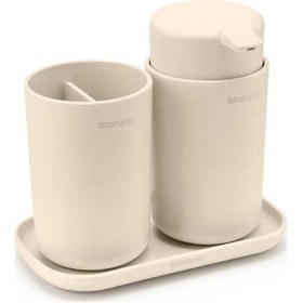 Resim Brabantia Renew Soft Beıge 3 Parça Banyo Seti Bej 